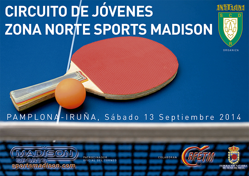 Circuito de J&oacute;venes de Tenis de Mesa Zona Norte